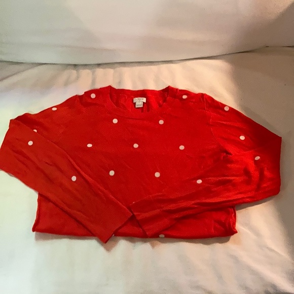 J. Crew Factory Sweaters - LN J Crew Factory Polka Dot Sweater S